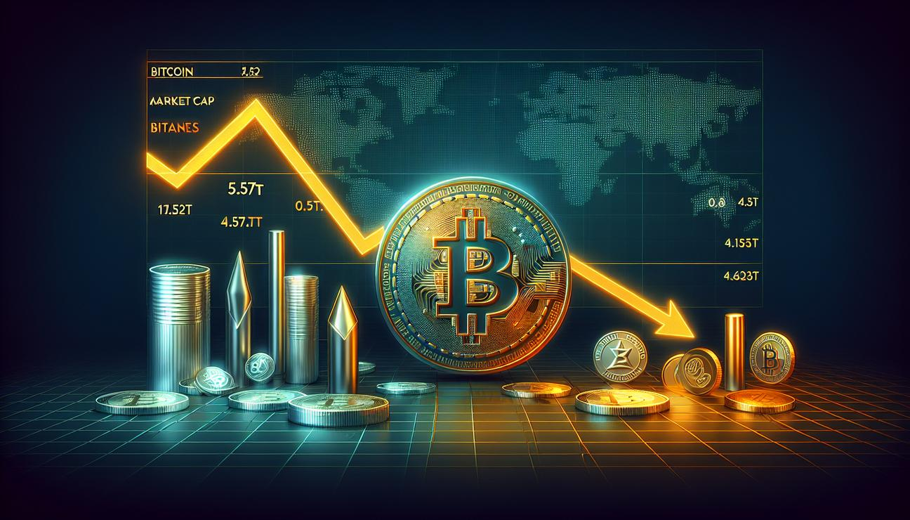 Bitcoin Falls Out of Top 10 Global Assets, Drops to 13th Place