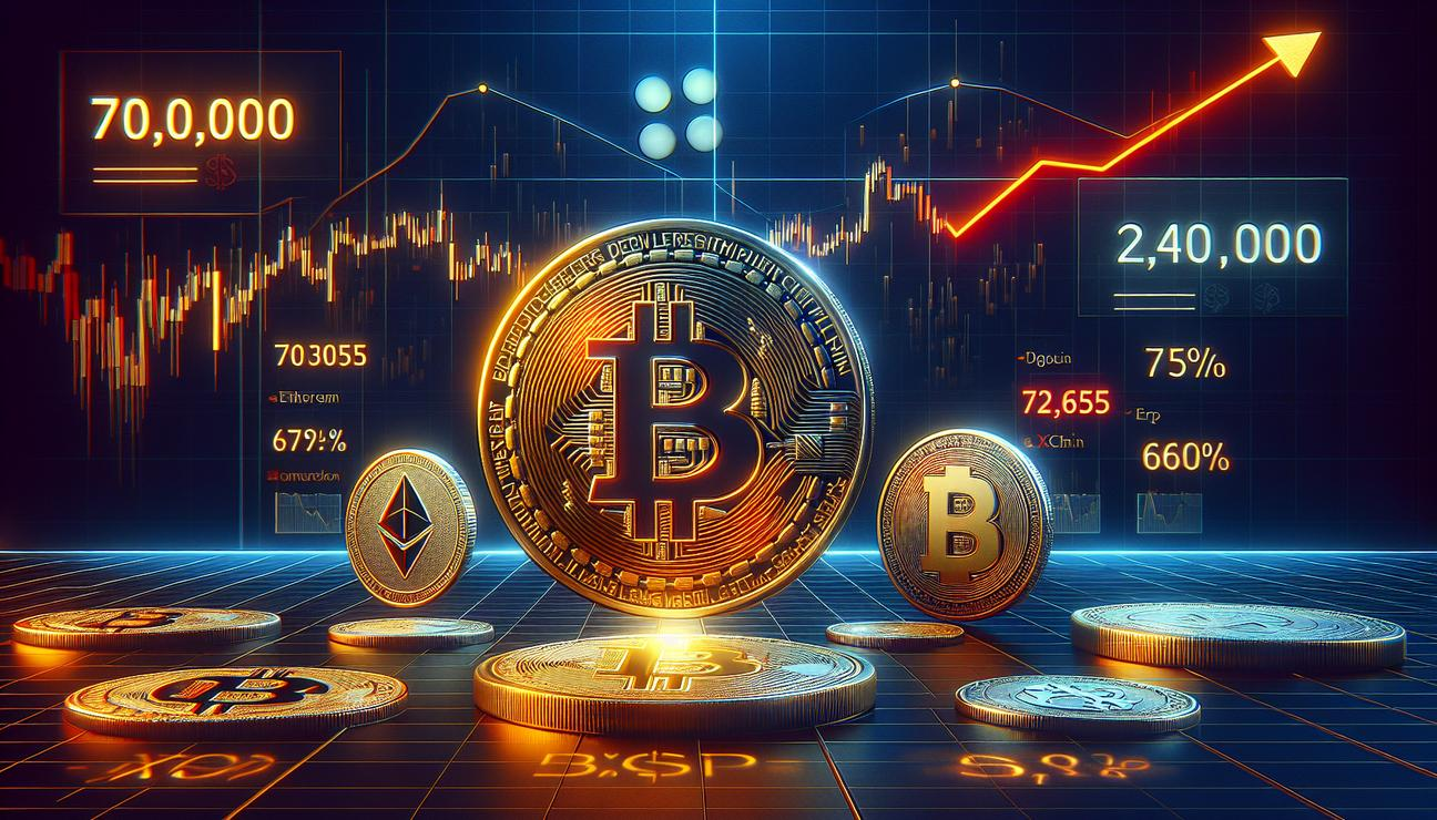 Bitcoin’s Rally Stalls Near $70K as Altcoins Fall