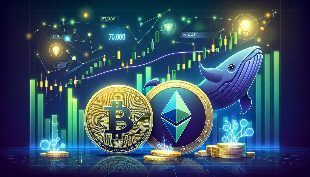 Bitcoin Rises sharply as Whales Buy, Ethereum and Other Coins Jump in Broad Market Move